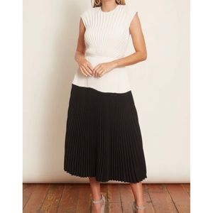 Rachel Comey Colorblock Mangano Pleated Dress